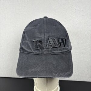 Raw Natural Rolling Papers Snapback Hat Black One Size Embroidered